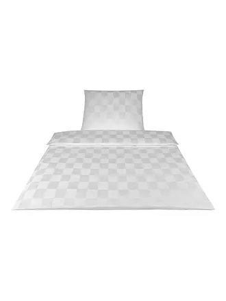 ELEGANTE | Damast-Bettwäsche "" 70x90cm/140x200cm (Weiss) | 